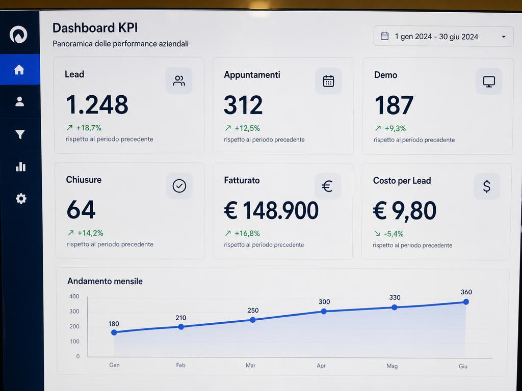 Tracking, KPI e Controllo Numeri